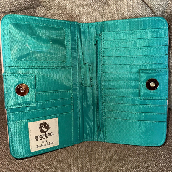 NWOT Spartina 449 Daufuskie Island Snap Close Wallet Tennessee Memphis Nashville - Picture 3 of 6
